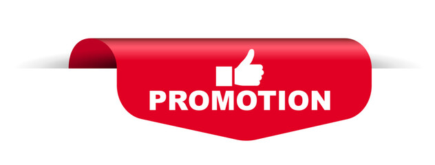 red vector illustration banner promotion