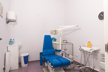 equipment of a dental clinic
