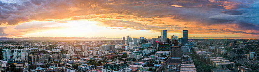Denver Sunset Panorama