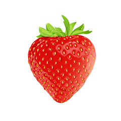 strawberry isolated on white