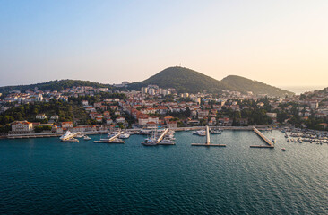 Dubrovnik Port at Sunset