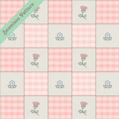 cute floral seamless pattern