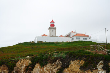 Fototapeta na wymiar Faro de lCabo da Roca, Portugal