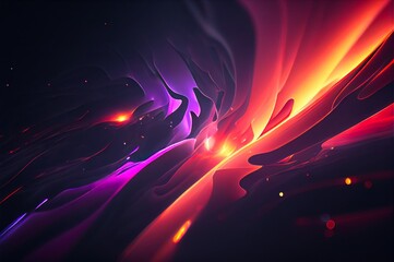 Abstract liquid lava background, space wallpaper smooth lines bright gradient