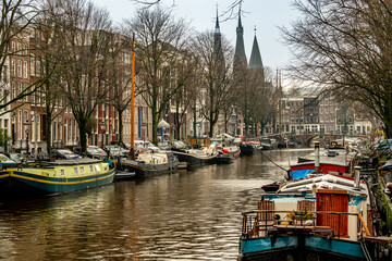 Fototapeta na wymiar Amsterdam Canal