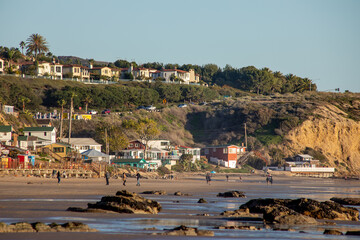 The Beachcomber at Crystal Cove Sunset Time
