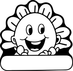 Obraz premium children, coloring, page, easter, earth, climate, change, flowers, bunny, painting, drawing, child, bunny, mother, muttererde, klimawandel, ausmalen, Malbuch, 