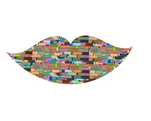 Illustration of a lip 