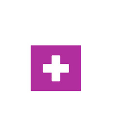 purple medical bottle icon