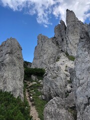 rock and sky