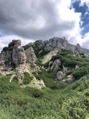mountain landscape with sky