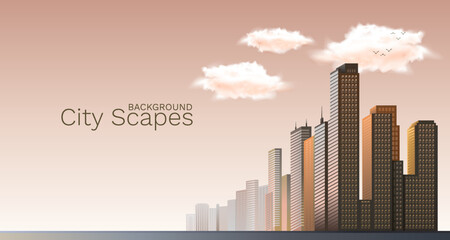 City scapes background, Urban landscape. Urban landscape. urban background. Vector