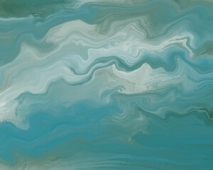 Obraz premium abstract background pattern in beautiful green tones flora