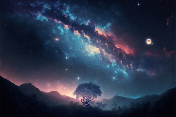 Fototapeta premium lights at night