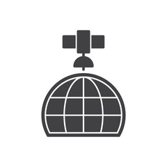 Earth satellite Icon