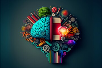Brain Idea Mental Health, Illustration