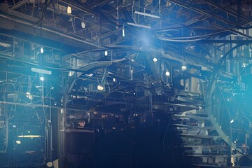 online network internet communication illustration AI generated content