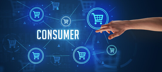 Close-Up of cropped hand pointing