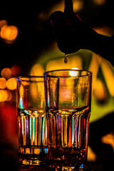 Glass of rainbow