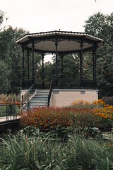 gazebo in the park in Amsterdam
