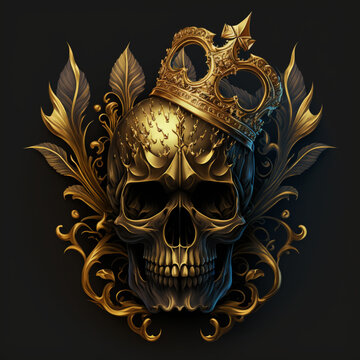 Golden Skull" Images – Browse 330 Stock Photos, Vectors, and Video | Adobe  Stock