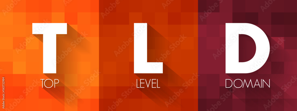 Poster tld - top level domain is one of the domains at the highest level in the hierarchical domain name sy
