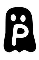 Spooky Cute Halloween Ghost P