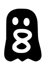 Spooky Cute Halloween Ghost 8