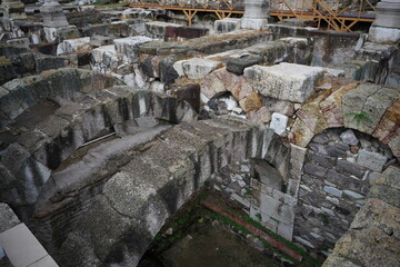 Old Smyrna in Izmir, Turkey was a Greek city located at a strategic point on the Aegean coast of Anatolia.  The name of the city since about 1930 is İzmir.