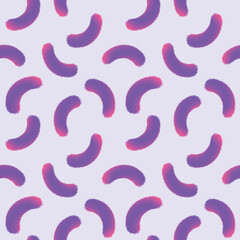 3D colorful geometric shape seamless pattern. Gradient abstract composition. Vector illustration.