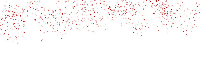 Red dots like blood on white background. Random Abstract pattern of upper part dot. illustration abstract design. wallpaper texture for print for text, sale and more..