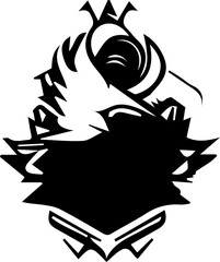 Icon, scifi, silhouette, futuristisch, future, Science, fiction, abstract, new, space, football, helmet, star, world, mystery, vector, astronaut, spaceman, spaceship, galaxy, interface, hmi, ux, hmi