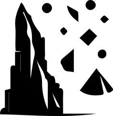 Icon, scifi, silhouette, futuristisch, future, Science, fiction, abstract, new, space, football, helmet, star, world, mystery, vector, astronaut, spaceman, spaceship, galaxy, interface, 