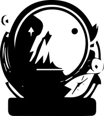 Icon, scifi, silhouette, futuristisch, future, Science, fiction, abstract, new, space, football, helmet, star, world, mystery, vector, astronaut, spaceman, spaceship, galaxy, interface, 