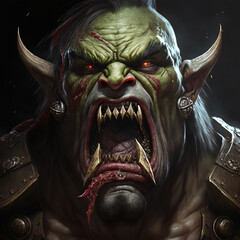 World of Warcraft Orc Screaming Feral Imposing