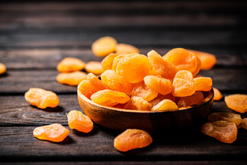 A full plate of dried apricots.