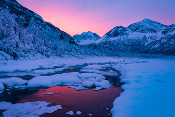 Alaska Sunrise at Eagle River Nature Center