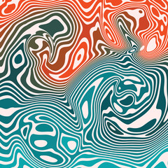 Abstract Psychedelic Groovy Pattern