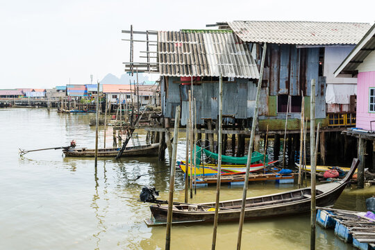 Houses on stilts, Ko Panyi village, Phang Nga bay, Thailand