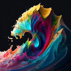 Painted Wave