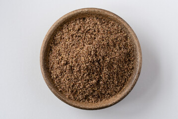 Ground Flaxseed in a Bowl - 563754926