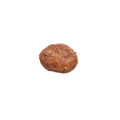  Delicious single dog food ball over isolated white background