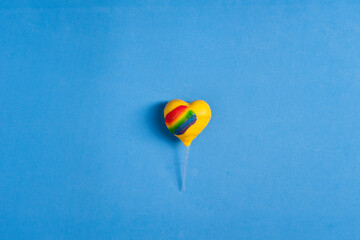 Diversity sweets, rainbow colored studio shots