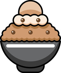 bingsu png graphic clipart design