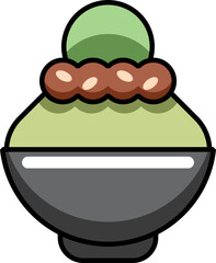 bingsu png graphic clipart design