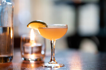 cocktail in a bar