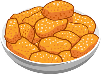 Nugget png graphic clipart design