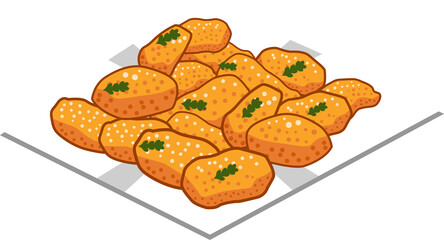 Nugget png graphic clipart design