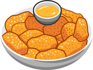 Nuggets png graphic clipart design