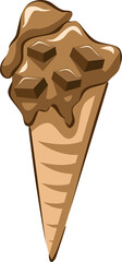 ice cream cone png graphic clipart design
